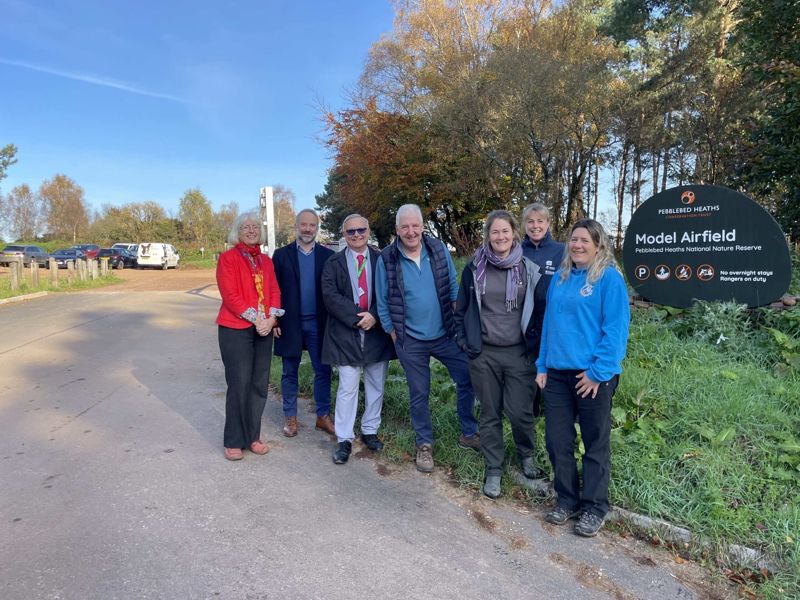 Pebblebed Heaths car park improvements completed - Pebblebed Heaths